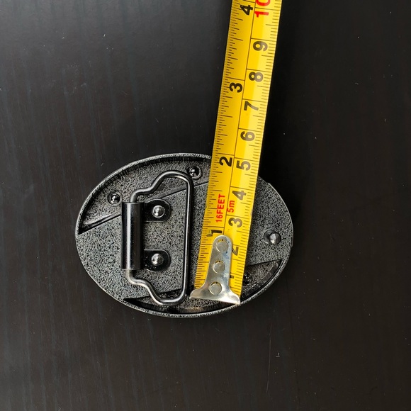 Belt buckle removable cowboy silver men - Picture 3 of 8